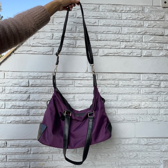 Lavie Pre Loved Purple Black Laptop Bag - Picture 8 of 14